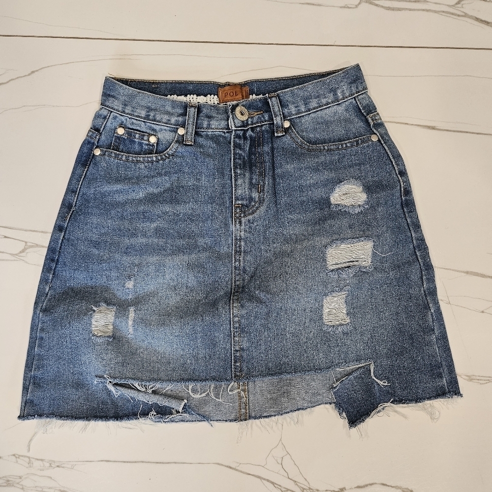 NWOT POL denim skirt Size Small